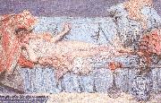 Moore, Albert Joseph Lilies oil painting on canvas